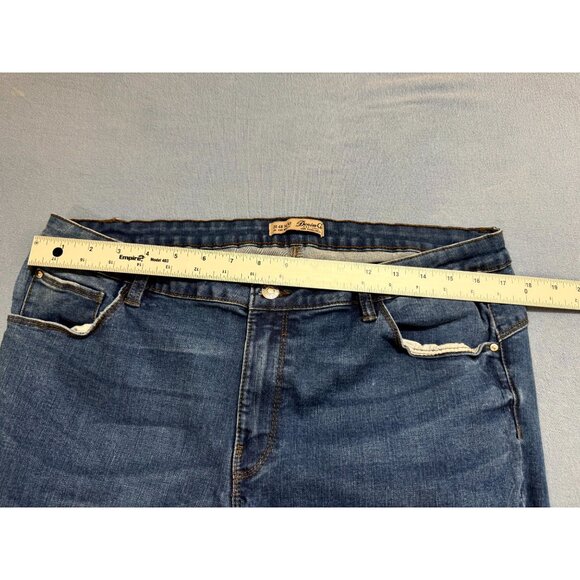Denim & Co Women's Vintage 1969 Skinny Jeans Mid Rise Blue Size 16 - Picture 9 of 11
